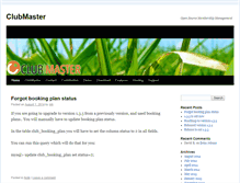 Tablet Screenshot of clubmaster.org